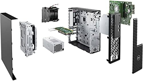 Настолен компютър Dell OptiPlex 3000 СФФ малък форм-фактор - 4-ядрен процесор Intel Core i3-12100 12-то поколение с тактова