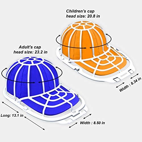 Шайба за бейзбол кепок, за Миене за вграждане-Пералня или миялна машина, Рамка за Измиване на Шапки, Перилни Клетка за Детски Шапки за възрастни