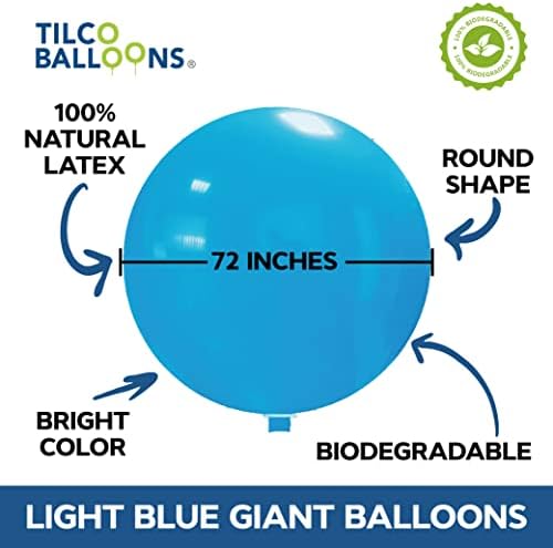 Гигантски балони 72 | Готови за надуванию въздух, Хелий или запълване с вода | балони, за да попадне вътре - 1 бр. |