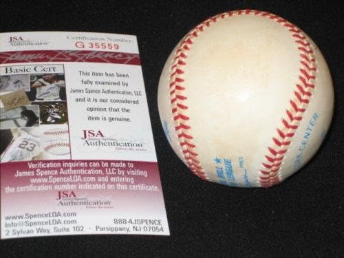 Джордж Томас Тайгърс Подписа Автограф Автентични Бейзболни топки Rawlings Oal Jsa Редки Бейзболни Топки С Автографи