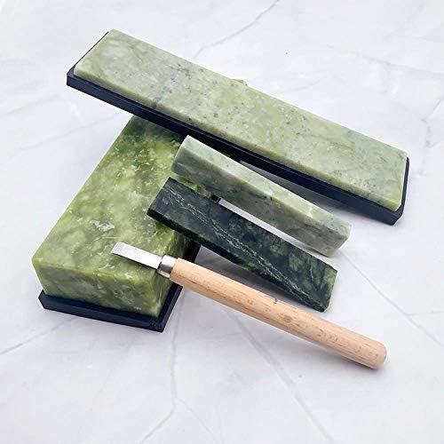 острилка за ножове камък XXWDDP Натурален Зелен Ахат воденичен камък острилка за ножове камък Глоба за Шлайфане Полиране