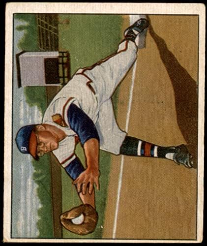 1950 Боуман # 163 Ърл Торгесон Бостън Брейвз (Бейзболна картичка) VG/EX Брейвз