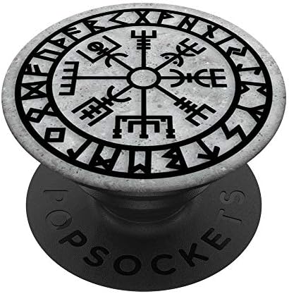 Vegvisir компас викингите рунически символ на защита на селтик нордические попсокеты с възможност за смяна на PopGrip