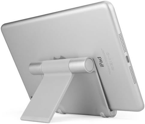 Поставяне и монтиране на BoxWave, съвместими с LG K62 (поставяне и монтиране на BoxWave) - Алуминиева поставка VersaView, преносима Многоугольная поставка за гледане на LG K62