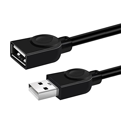 Cotchear USB Кабел-удължител за мъже и Жени USB2.0 Удължител за Кабел за Предаване на Данни за PC TV Принтер Кабел на Фотоапарата (1.5 m / 5 ft)