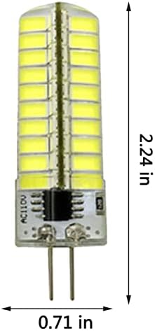 Xianfei 10 Бр. Светодиодна крушка G4, 6 W, 600 Лумена Ъгъл на лъча 360 °, работа на смени Крушка G4 с галогеном/Ксеноном/Лампа