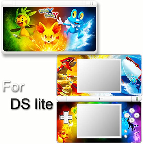 Pokemon X Y XY Популярна НОВА СТИКЕР на КОЖАТА VINYL СТИКЕР КАЛЪФ за Nintendo DS Lite