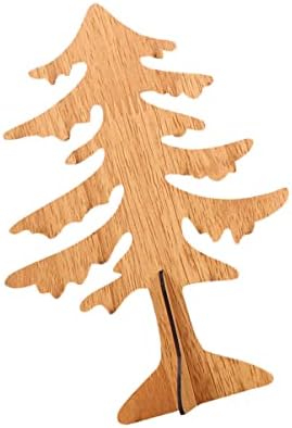 ABOOFAN 2 пакета Мини-Дървени Коледни Мини-Елхи за diy Дървена Коледно Дърво, Коледна Елха за Производство на Елхи Украса Плотове