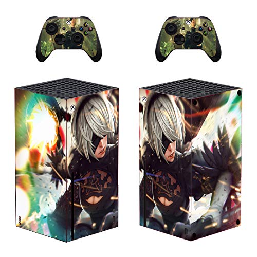 KAJAL ОТ X-box-One-X Series Console - Винил със стикери за конзолата Nier за X-box-One-X Series Controller Skin