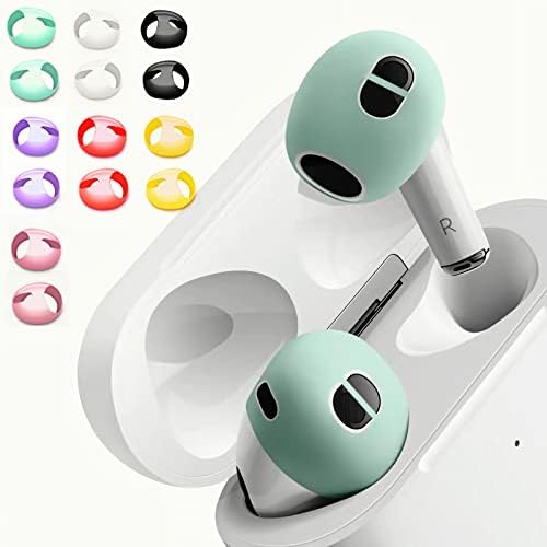 Loirtlluy [7 двойки] 2023 Обновен калъф за слушалки Airpods 3, калъфи за слушалки от течен силикон 7 цвята [са поставени