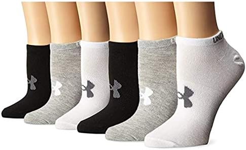 Чорапи за момичета Under Armour Essential No Show Socks 6 Бр.