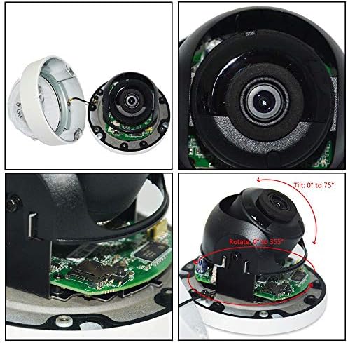 DS-2CD2143G0-I 4-Мегапикселова IP камера с 2,8 мм PoE Куполна Камера 3-Axial IP67 IK10 H. 265 +, зареден с кабелепроводной база CB110 DS-1280ZJ-DM18 LTB347, съвместима с Hik Vision НРВ, поддържа ъпгрейд НА ?