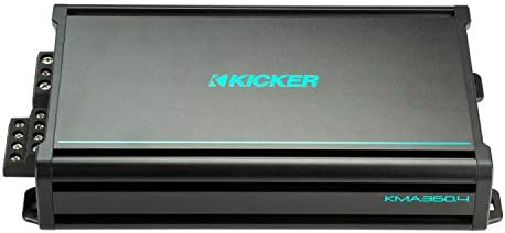 KICKER KMA360.4 4x90 W 4-Канален атмосферостойкий усилвател на пълния диапазон, съответстващ на RoHS