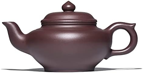Чайник, Определени Чаени Саксии От Лилава Глина Супени Саксии Ръчно изработени Керамични Чайници Zisha Чаен Комплект
