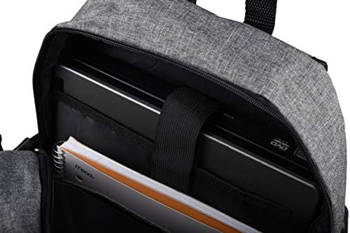 Раница за пътуване с лаптоп - Регулируеми презрамки, отделения с ципове със странични джобове за бутилки с вода или чадър.