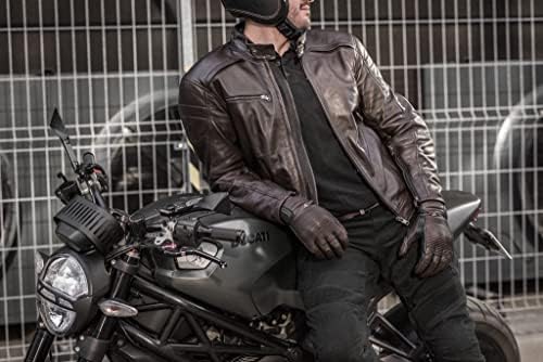 Мъжки мотоциклетни ръкавици SHIMA Blake - Дишащи, Еластични, с touch screen, Реколта Байкерские Ръкавици За езда от Кожа