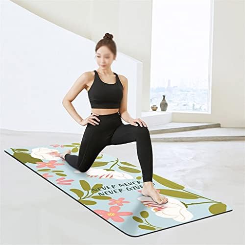 TOTOU килимче за Йога за Начинаещи Подложка за практикуване на Йога Спортен Тампон за упражнения с Линията на Разпоредби за Домашен Фитнес и Гимнастически Постелки з