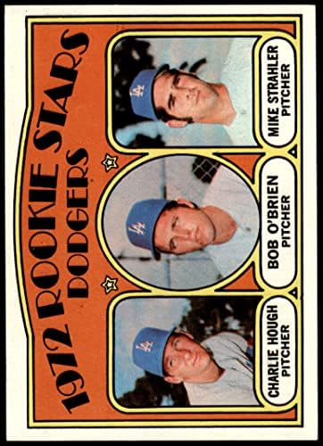 1972 Topps # 198 Начинаещи Доджърс Чарли Half / Боб о ' Брайън /Майк Стрейлер Лос Анджелис Доджърс (бейзбол карта) NM+ Доджърс