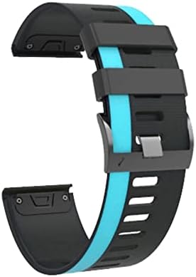 Спортен Силиконов каучук EEOMOiK за часовници на Garmin Fenix 6X6 Pro 5X5 Plus 3 HR Smartwatch 22-26 мм EasyFit быстроразъемный