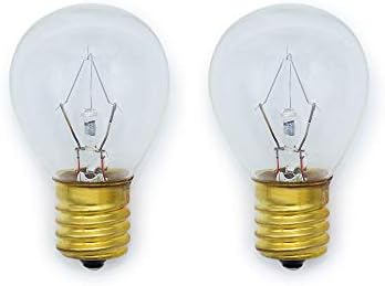 Крушка Lava Lamp 130v 25w от Lumenivo – Замества крушка S11 капацитет 120 25 W – 14,5 Лава лампи, лампи с пузырьковым осветление и пайети – 25 W Базова Междинна лампа E17 - Лампа за домаки