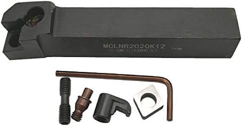FINCOS 1 бр. държач струг инструмент MCLNR2020K12 с ЦПУ Стругове и Фрези Материал за външната струг инструмент държачът Нож за токарной вложки - (Широчина вмъкване (мм): MCLNL2020K1