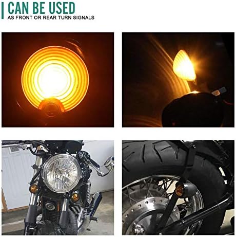 INNOGLOW Мотоциклетни Насоки на завоя за мотоциклет Harley Honda, Kawasaki, Suzuki, Yamaha, Custom Bike Cruiser Bobber