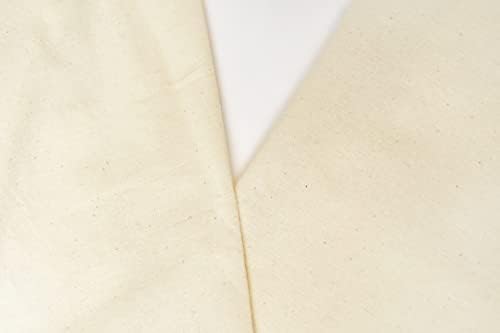 Муслиновая плат Qidkeo по ярдам небеленая 63 инча ширина 2 ярд муслиновая кърпа от естествен памук