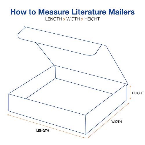 Пощенски кутии за литература бял цвят с размери 10 x 10 x 3 см