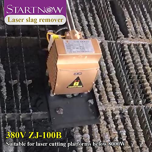 Startnow Лазерен Инструмент за отстраняване на шлака за Машина за Лазерно Рязане Инструмент за почистване на шлака Машина за отстраняване на шлака с рейки (ZJ-100B 380 v)