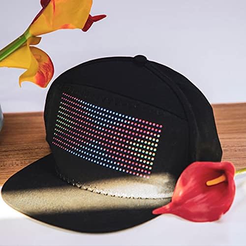 Altsuceser, светещ шапка за партита, led шапки, led шапки, съобщение на няколко езика, лека светещ led шапка