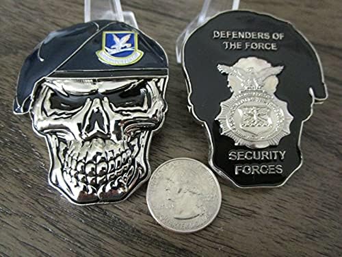 Монета USAF Security Forces MP's SF Defenders of The Force Reapers Skull Challenge Монети