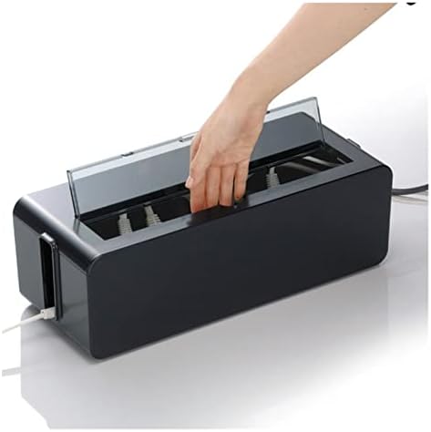 Кутия за съхранение на XJJZS Пластмасова Защитна Розетка Кутия За Съхранение на Платка с Осветен Контейнер за контакти Кабели Калъф за управление на Електрическите ?