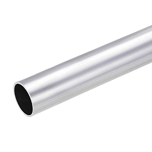 алуминиева Кръгла тръба uxcell 6063, диаметър 30 мм, Вътрешен диаметър 27 мм и Дължина 300 мм, Безпроблемна Директен