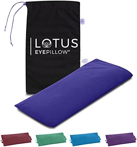 Утяжеленная lotus Лавандуловата възглавница за очите | Маска за сън и Медитация| Възглавница за очи за Йога | Възглавница