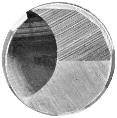 Торцевая fresa Melin Tool PRMG-S с твердосплавным квадратна улей Без капак (Ярък) Финишная обработка, Нецентральная рязане, Спирала 25 градуса, на 1 Канавка, с Обща дължина 2 инч