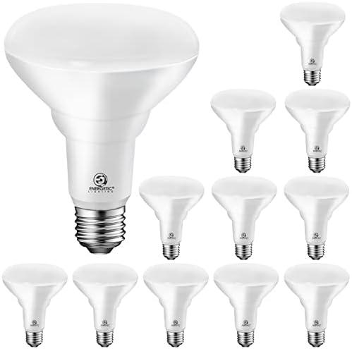 E ENERGETIC LIGHTING 12 Опаковки Led Вградени лампи, BR30, 1500 Lm, С регулируема яркост, по-Топъл Бял 3000 До Равностойността
