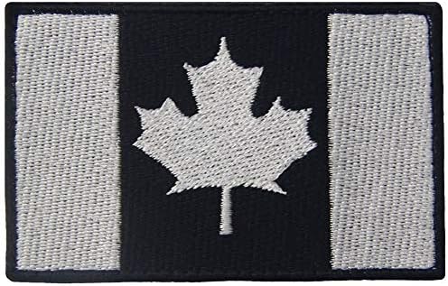 Тактическа Нашивка с Флага на Канада, на Бродирани Аппликацией Морал, Закопчалката на една Кука и Контур, Емблема