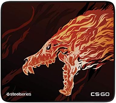 Геймърска подложка за мишка SteelSeries QcK + Limited за CS:GO Howl - Изключителна повърхност от микрофибър - Оптимизирана