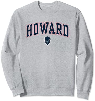 Официално лицензирана Hoody с логото на Howard University Bison Arch върху Логото на