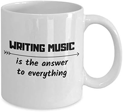 Писането на музика - това е отговорът на всички Въпроси, Кафеена Чаша, Композитор, Подарък за Колега, Злодею, Хоби, Чаша
