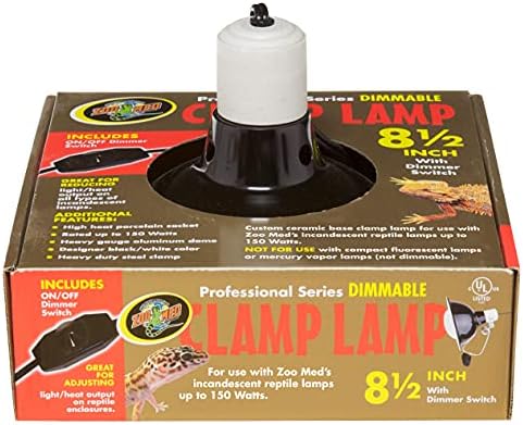8,5 Професионална Зажимная лампа с регулируема яркост серия Reptile Капацитет на не повече от 150 W - Включва водач DBDPet Pro