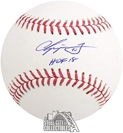 Чиппер Джоунс КОПИТО 18 Официални бейзболни топки на MLB с автограф - JSA COA - Бейзболни топки с автографи