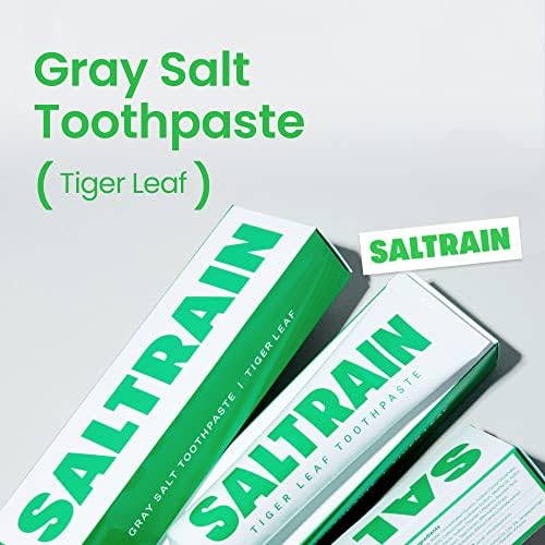 Паста за зъби SALTRAIN Тигър Leaf с екстракт от centella asiatica | Натурална паста за зъби за свеж дъх, липса на кариес