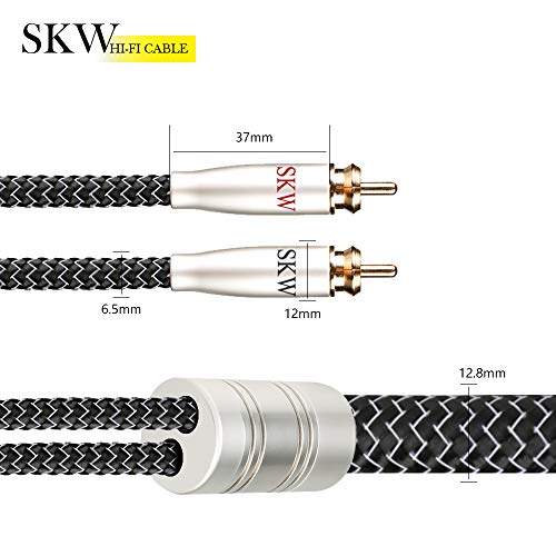 Висококачествен RCA кабел SKW серия РГ от 2RCA до Аудиокабеля 2RCA 3 ft/1 M