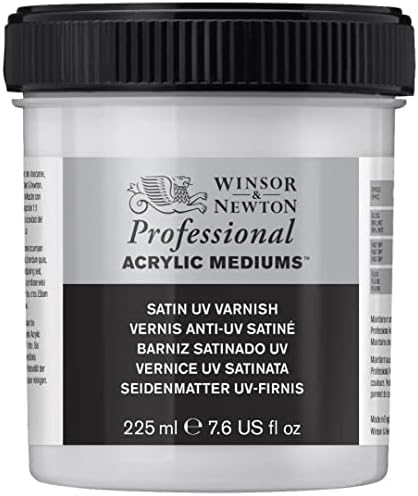 Професионален акрилен носител Winsor & Newton, прозрачен Гипсокартон, 225 мл (7,6 унции)