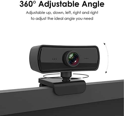 Бизнес-уеб-камера 1080P с микрофон с шумопотискане, Фокусно разстояние 3,26 mm, Широкоъгълен обектив 110 °, на PTZ камера,