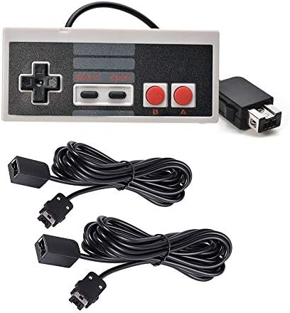 Оригинални 1 контролер NES Classic Mini с 2 пакети 10-крак удлинительных контролери, кабели за NES Classic, SNES Classic, Wii и Wii U