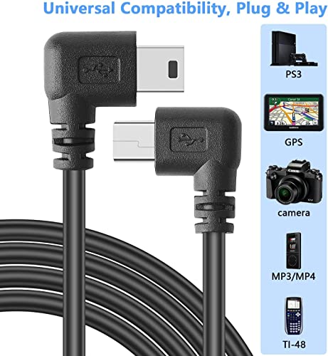Кабел за зареждане galphi Mini USB за видеорегистратора Q2, USB 2.0 A-конектор за зарядно устройство Mini-B Кабел-Адаптер