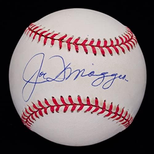 Джо Ди Маджо Подписа Бейзболни Топки OAL с Автограф йорк Янкис JSA 8-ми клас LOA #B77793 - Бейзболни топки С Автографи