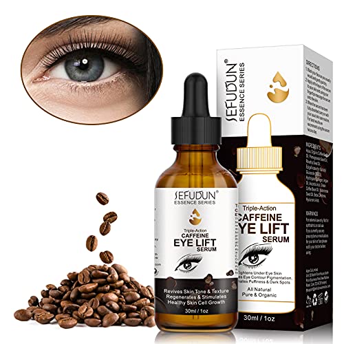 Серум за очи с кофеин - против Стареене за очи и лице, Подтягивающая серум за очи с витамини А, В, С, е, бета-каротин